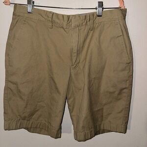 J. Crew Gramercy Men's Bermuda Shorts 33 Khaki‎ Chino Pockets Casual Preppy Golf